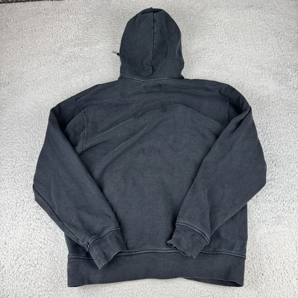 Jordan Hoodie Mens Medium Black Flight Patch‎ Pullover Sweatshirt Heavy Jumpman